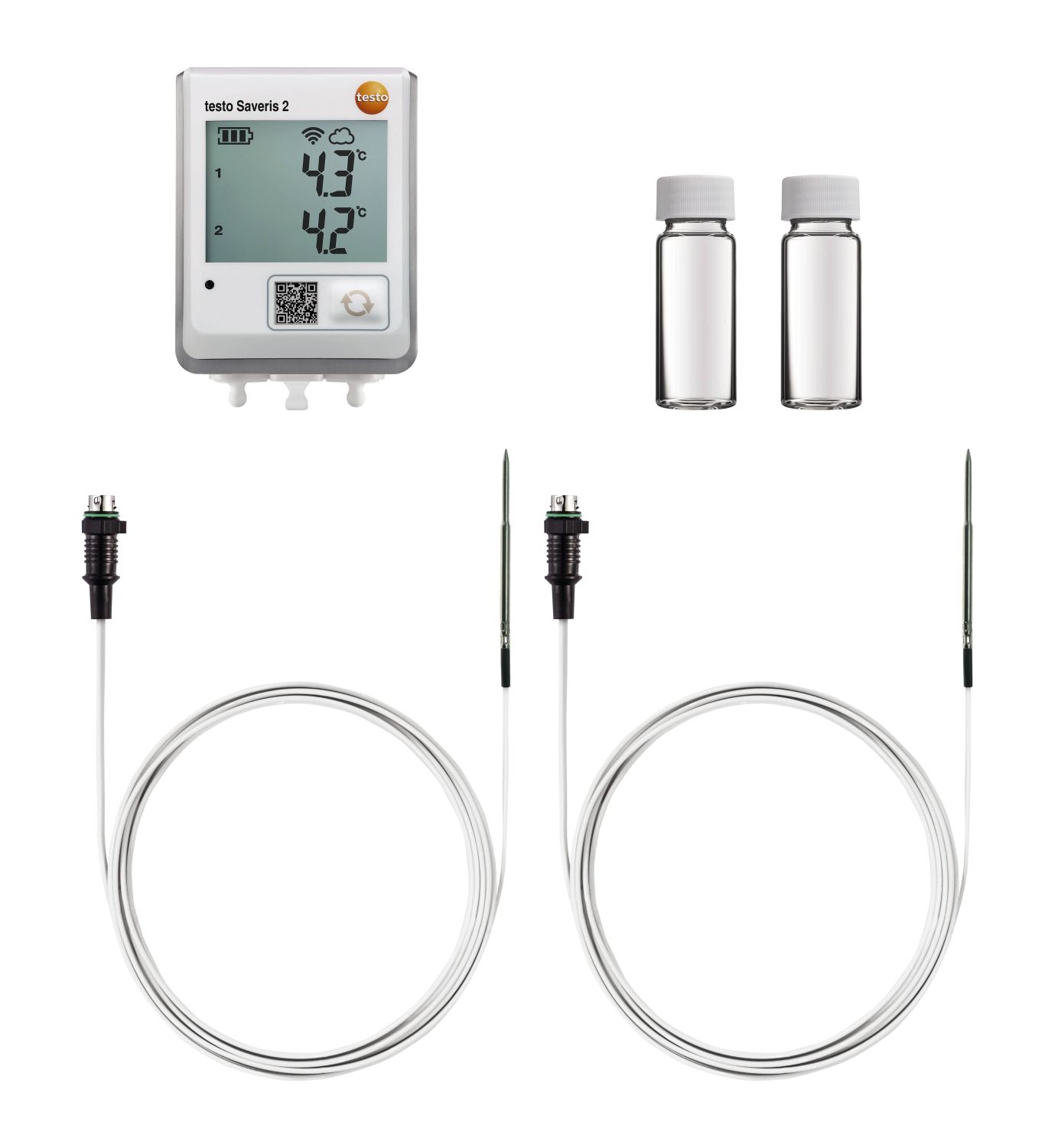 testoSaveris2WiFi温度记录仪-冰箱温度监测专用套装