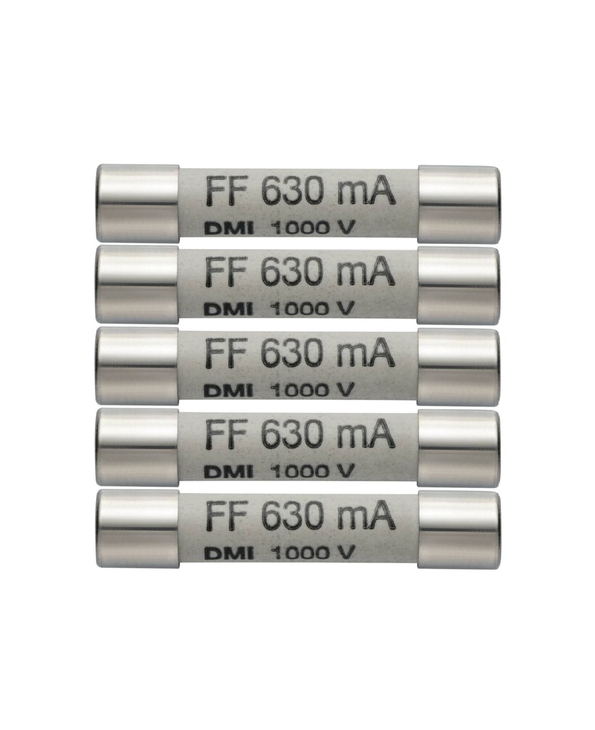 Spare630mA/1000Vfuses-5items