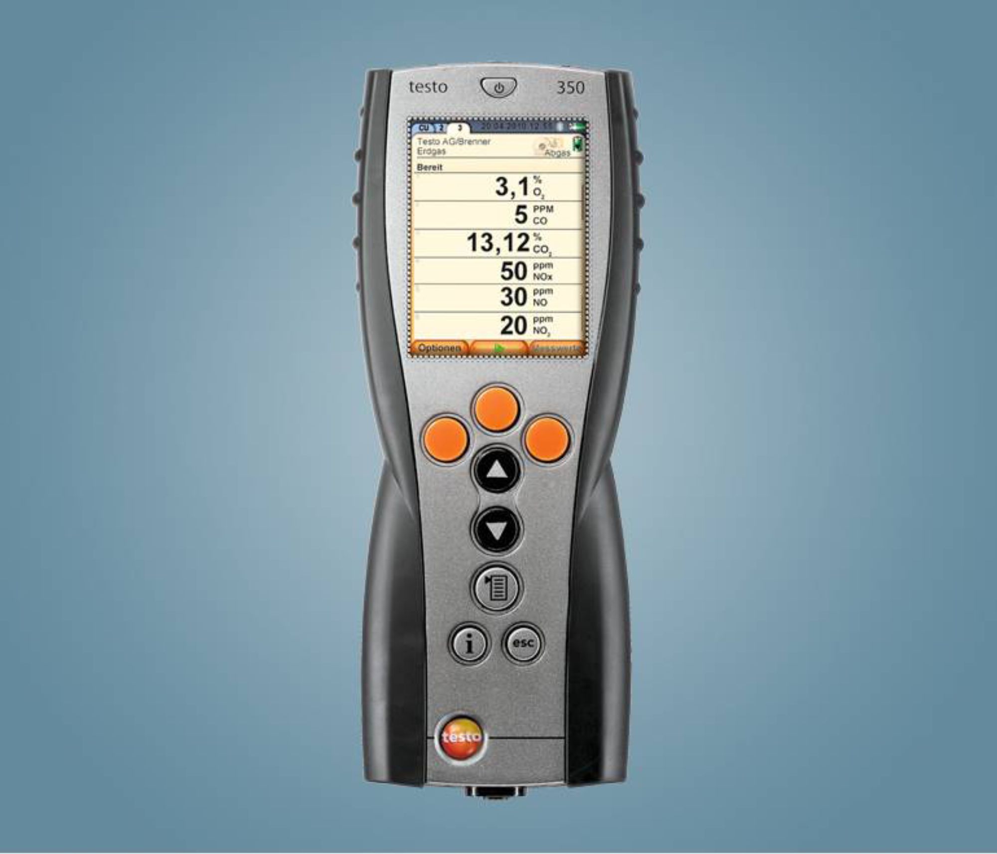 testo350烟气分析仪蓝色新版-手操器